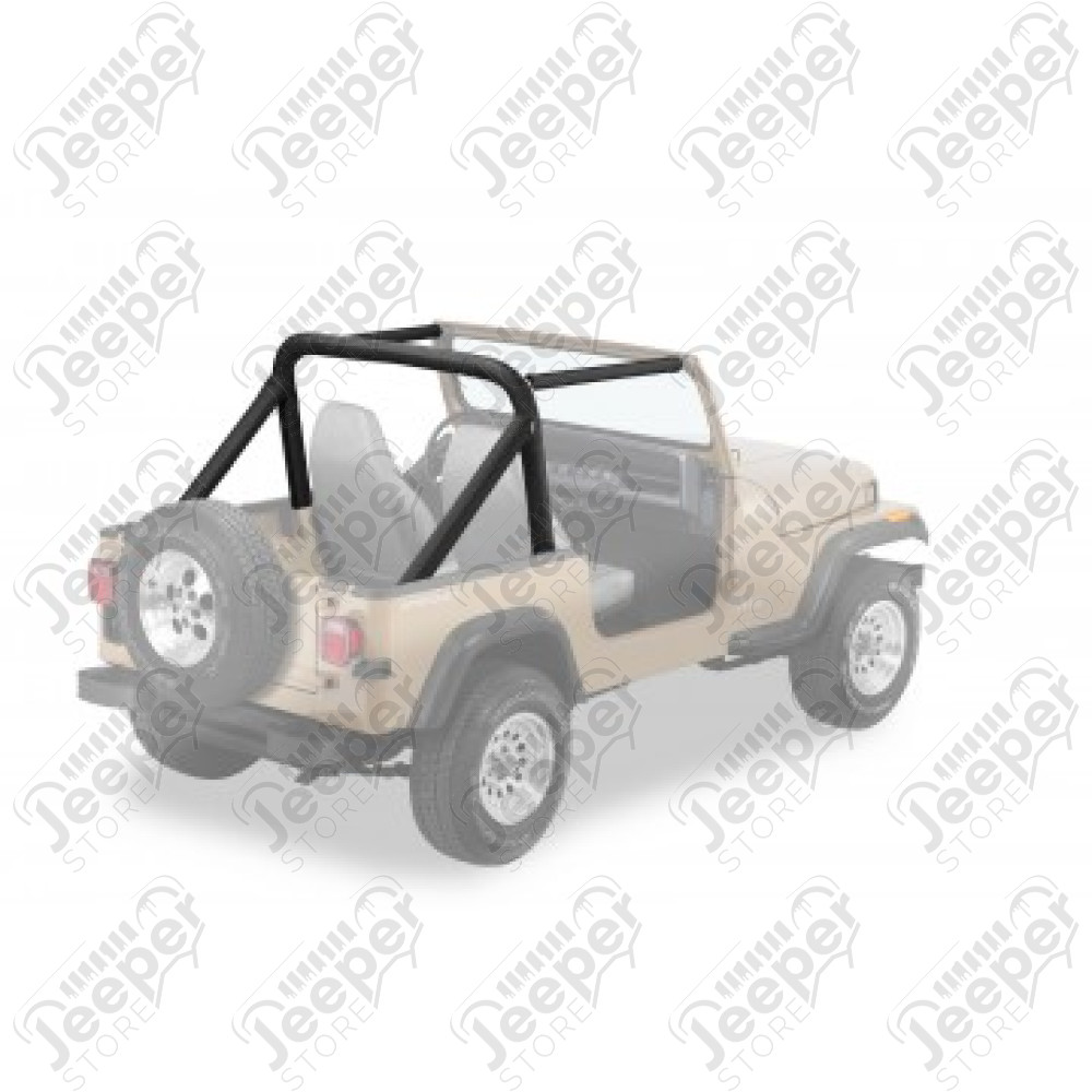 Kit Housses arceau de sécurité, Couleur: Black Denim, Jeep Wrangler YJ