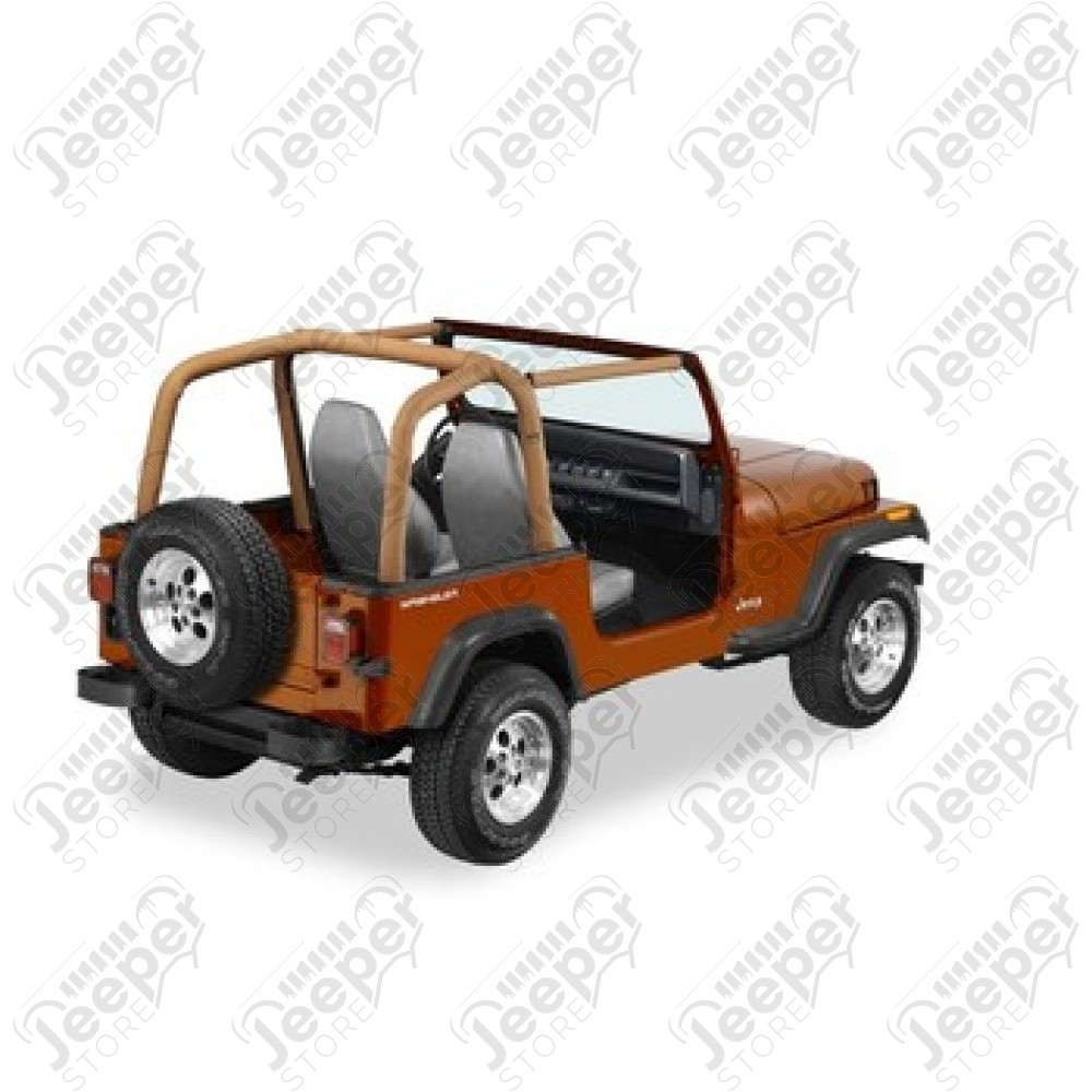Housse d'arceau de sécurité, Couleur: Spice, Jeep Wrangler YJ