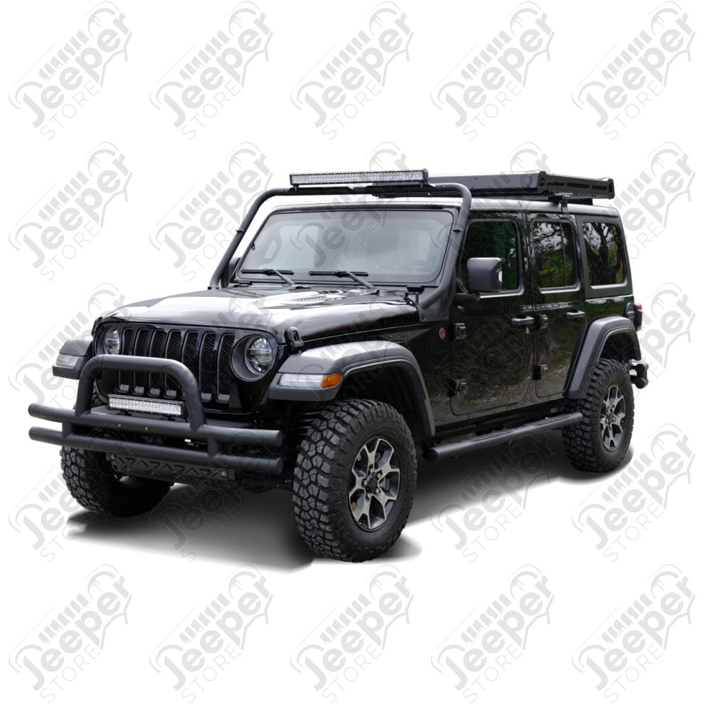 Pare chocs avant tubulaire acier noir (sans emplacement antibrouillard) - Jeep Wrangler JK
