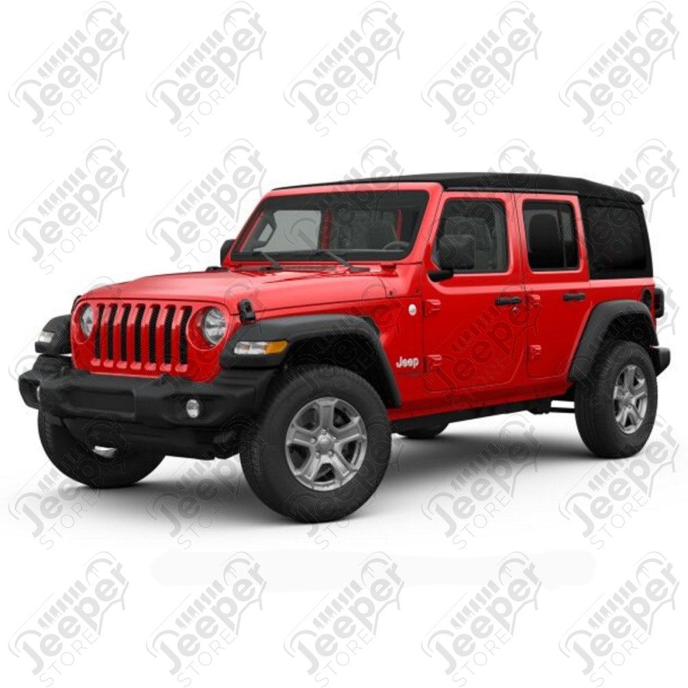 Bâche complète d'origine Mopar couleur noir - Jeep Wrangler JL Unlimited (4 portes) - 82215146AB