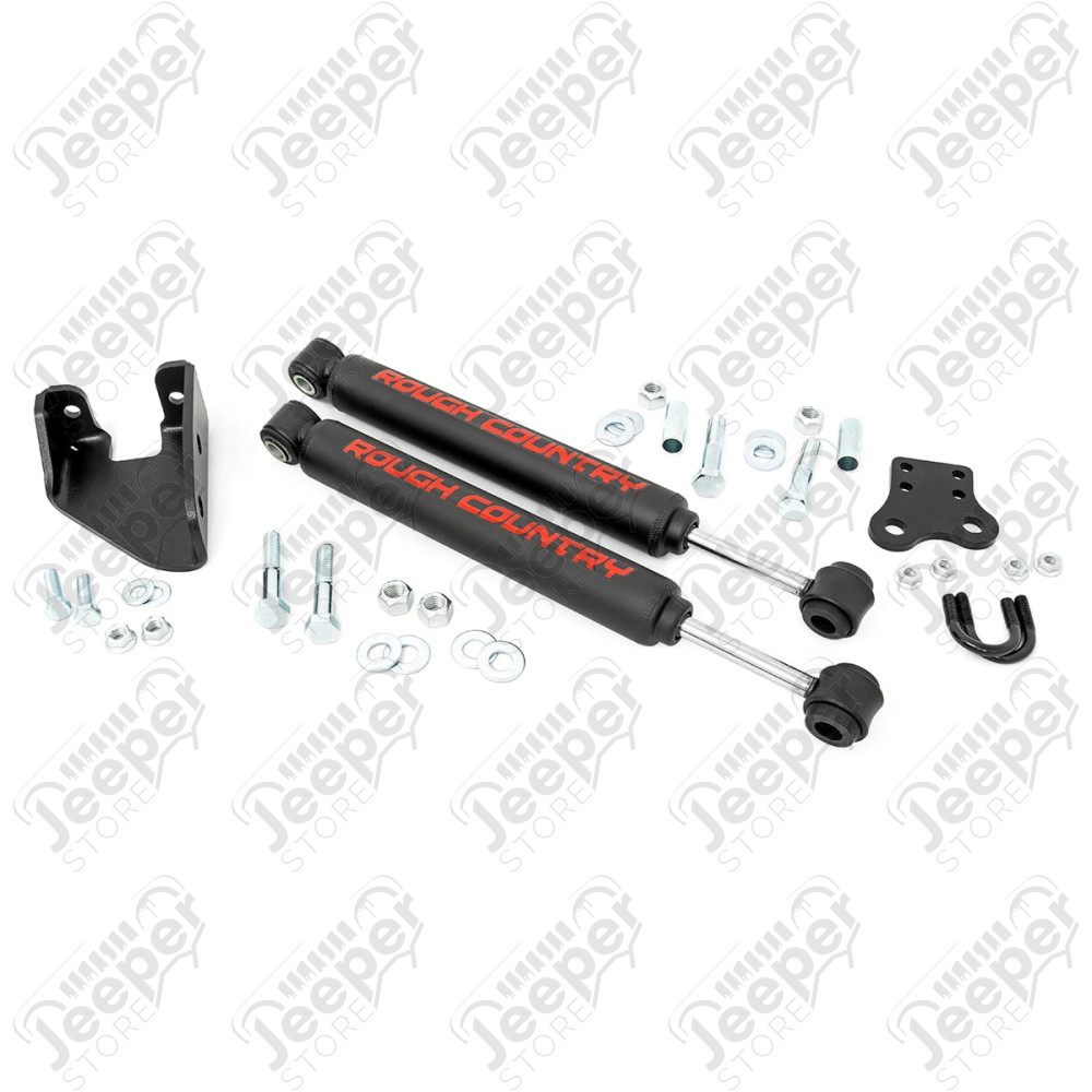Kit double amortisseur de direction renforcé Rough Country - Jeep Wrangler YJ - 87307