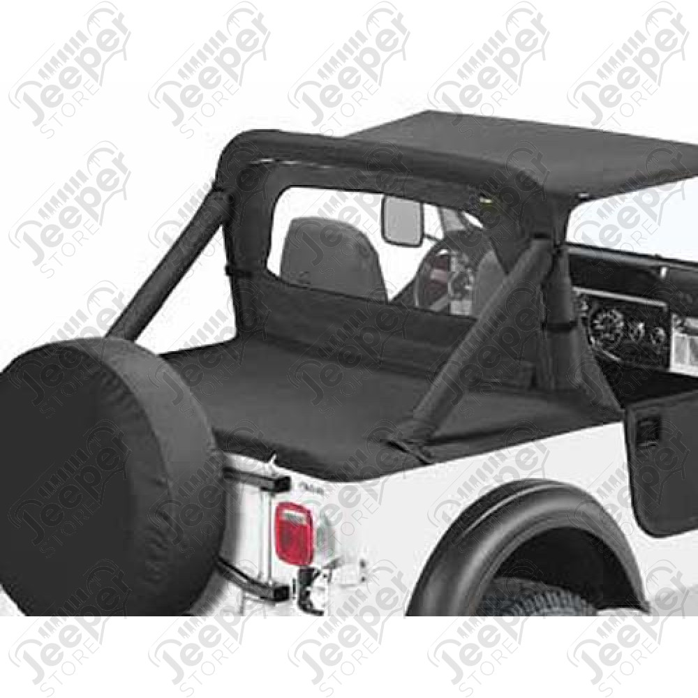 Kit Housses arceau de sécurité, Couleur: Black Denim, Jeep Wrangler YJ