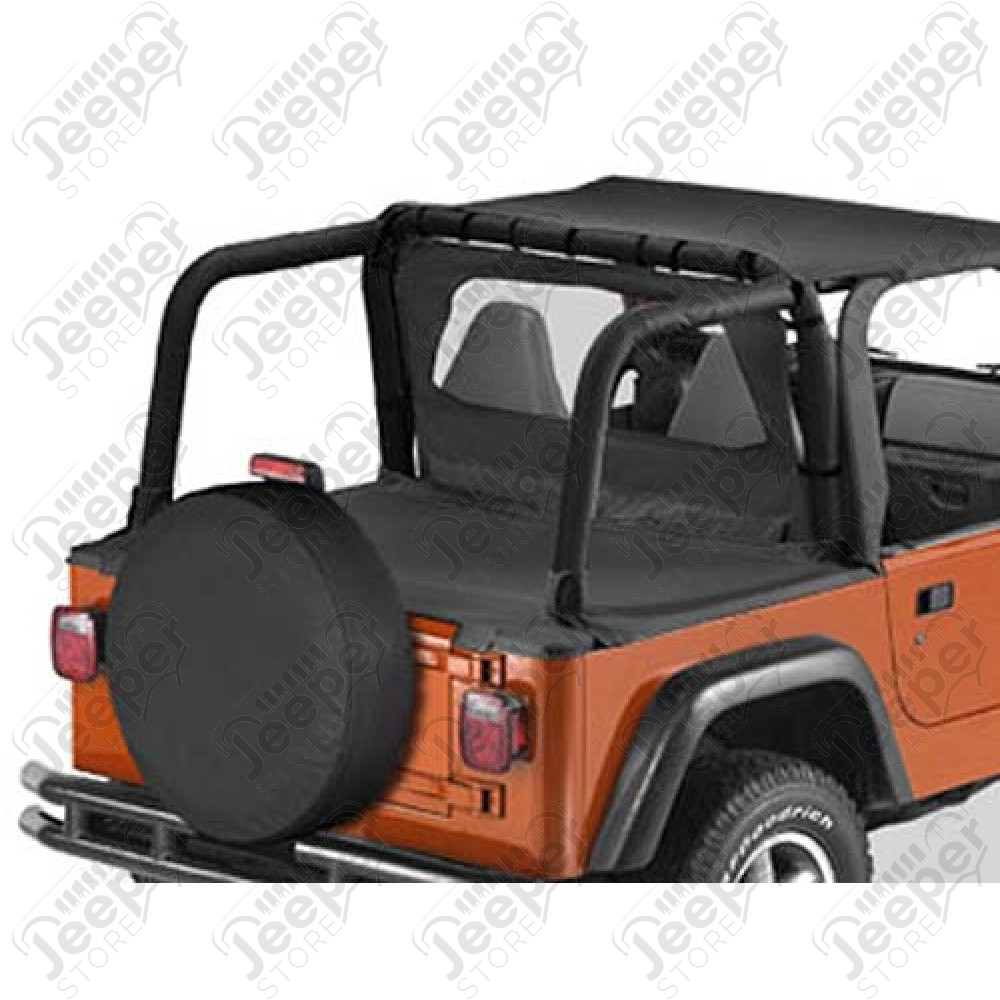 Kit housses d'arceaux de sécurité, Couleur: black denim (noir) Jeep Wrangler TJ