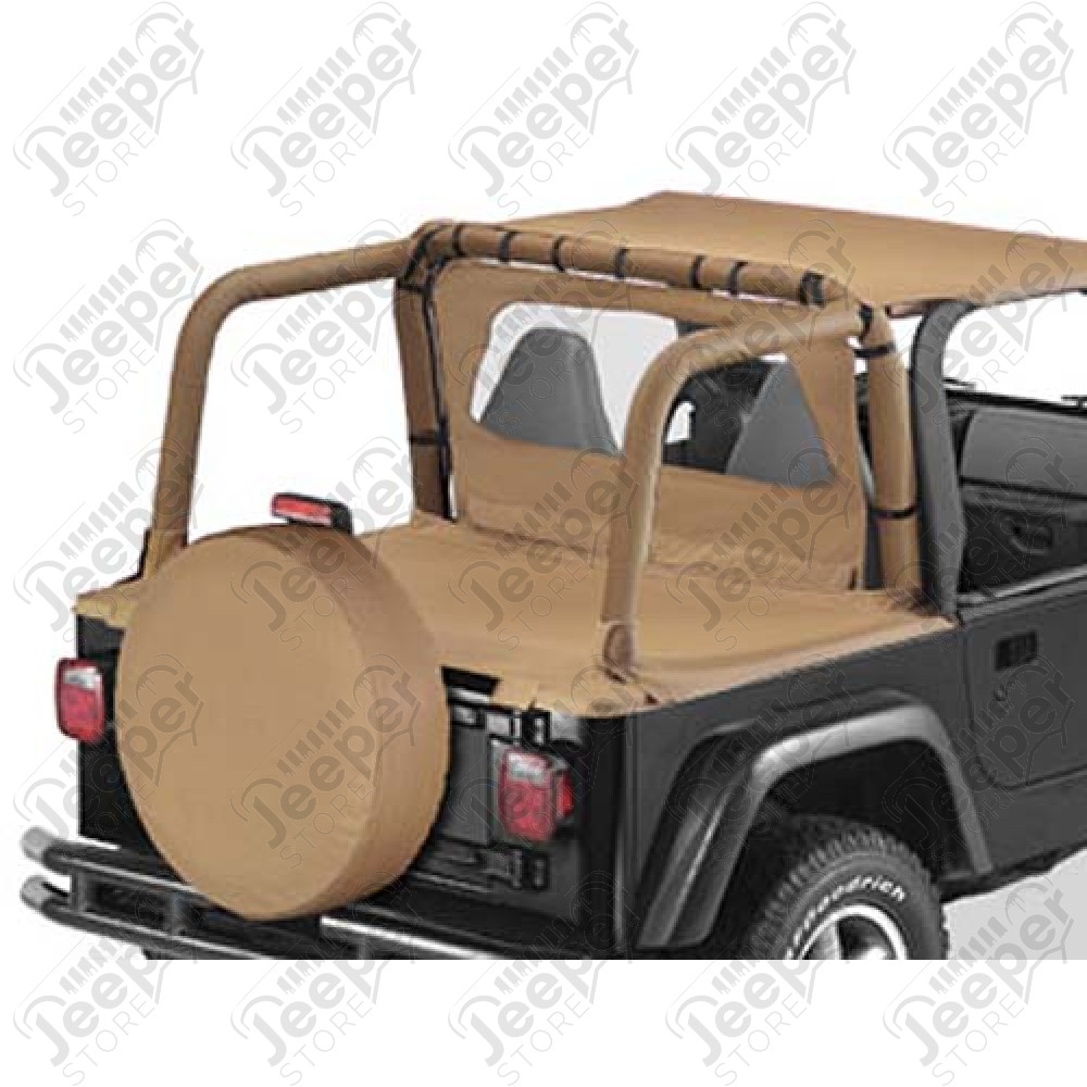 Kit housses d'arceaux de sécurité, Couleur: Spice (marron) Jeep Wrangler TJ