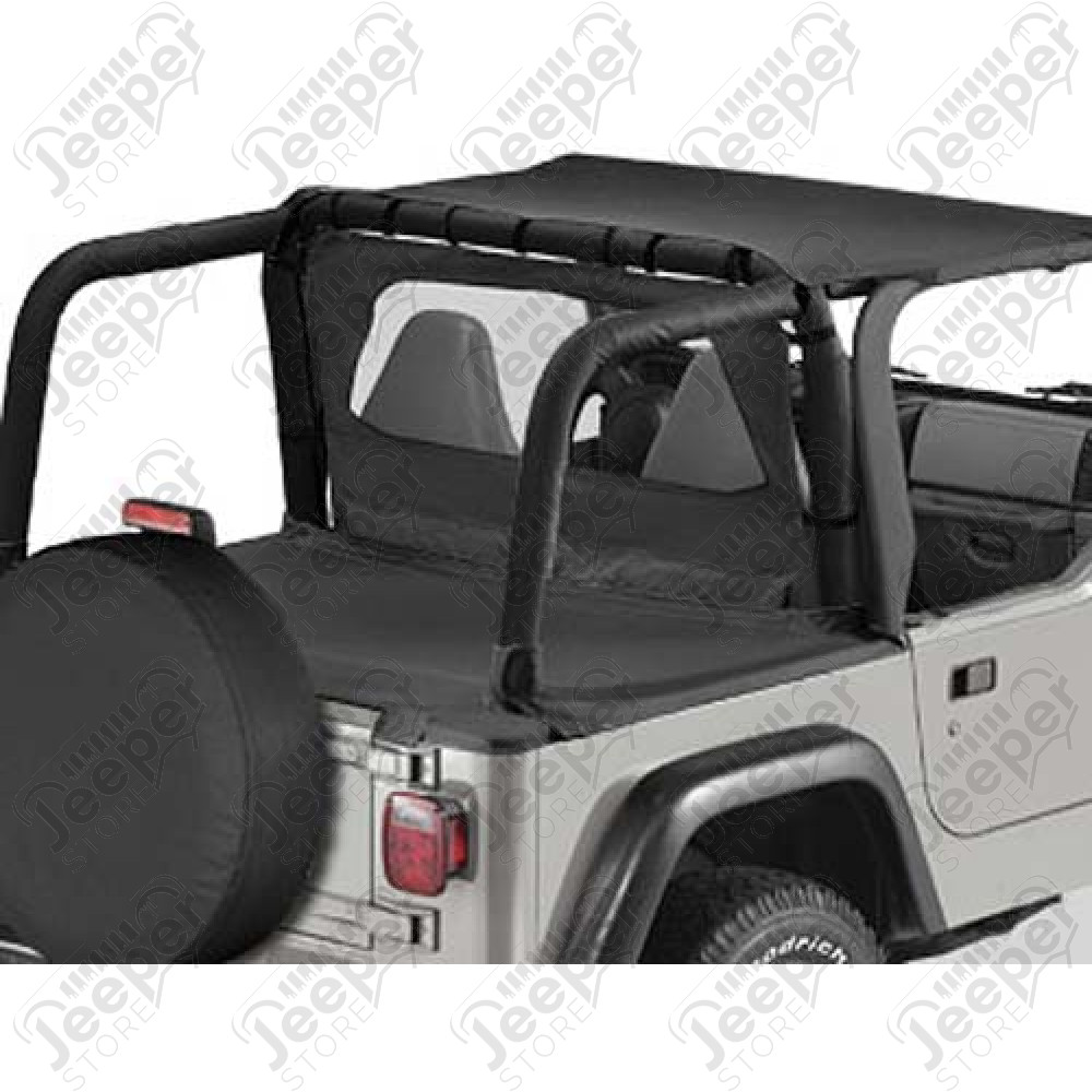 Rideau coupe vent "Windjammer" - Couleur : Noir - Jeep Wrangler TJ - 80030-15 / WB10035