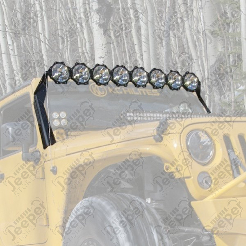 Rampe de 8 phares LED de 50" complète KC pour Jeep Wrangler JK