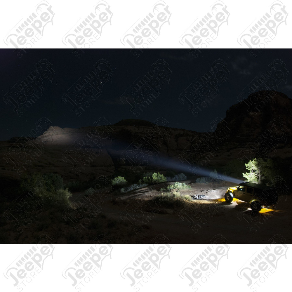 Rampe de 8 phares LED de 50" complète KC pour Jeep Wrangler JK