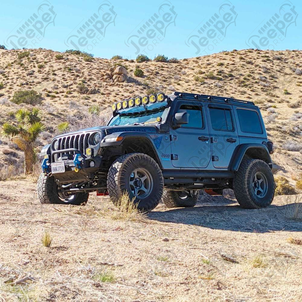 Rampe de 8 phares LED de 50" complète KC pour Jeep Wrangler JL 4xe