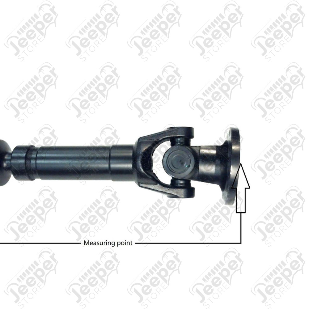 Arbre arrière à double croisillon (pour 4" à 6") Jeep Wrangler JK Unlimited (4 portes) - 0702.28AR / 936115