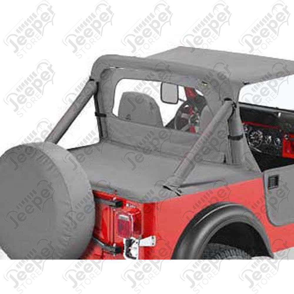 Couverture de plateau de chargement "Duster" couleur Charcoal (gris) - Jeep Wrangler YJ - 90002-09