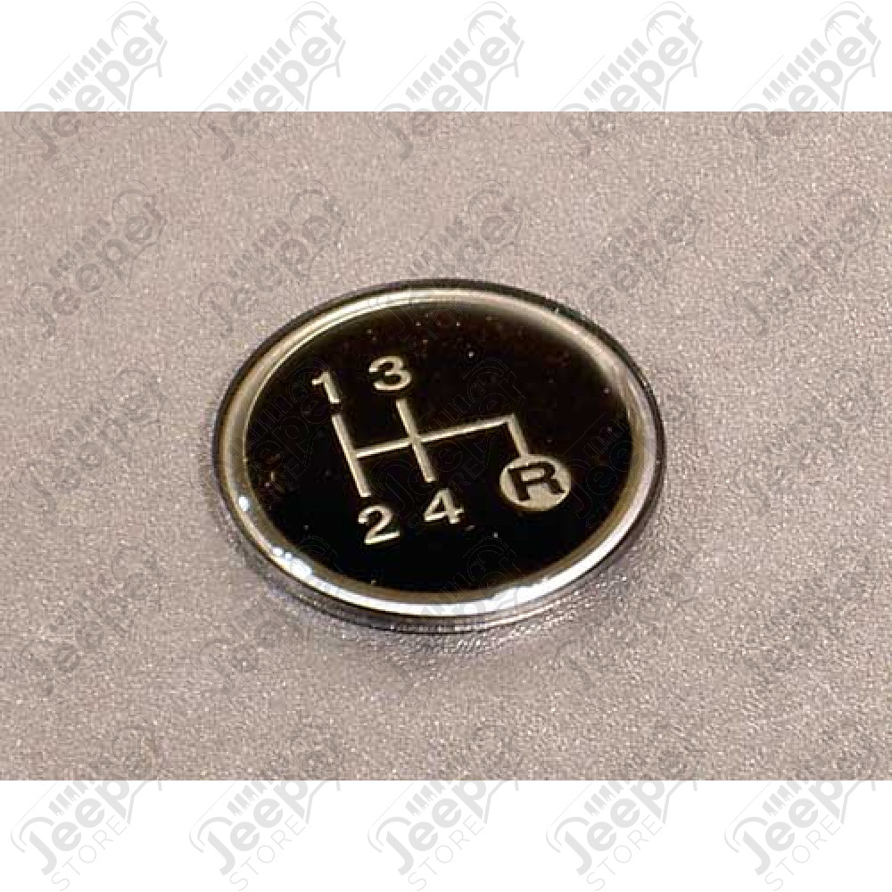Pastille pour pommeau de levier de vitesses boite T176 / T177 pour Jeep CJ