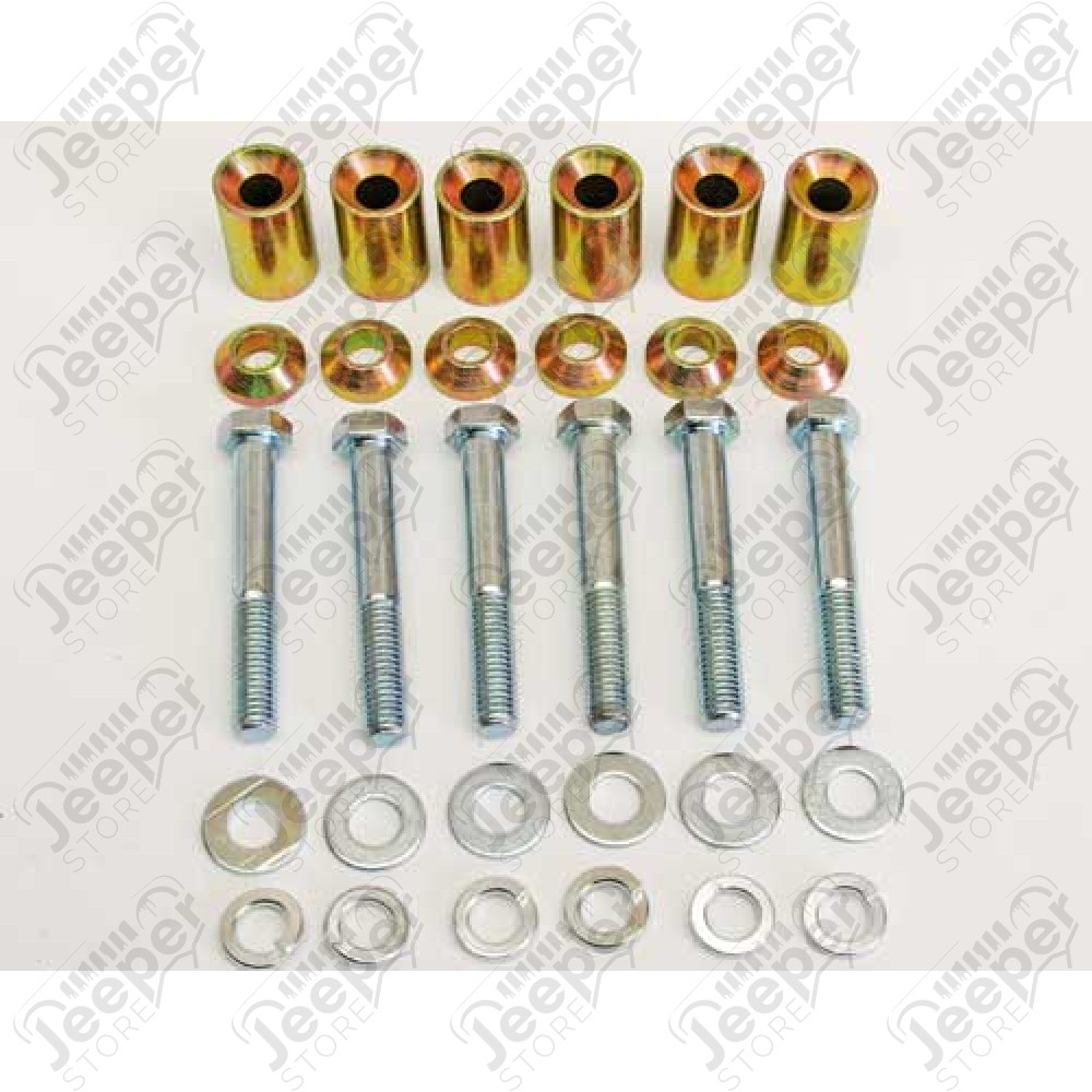 Kit de rabaissement de boite de transfert, 2" à 4" , Jeep Wrangler YJ, TJ