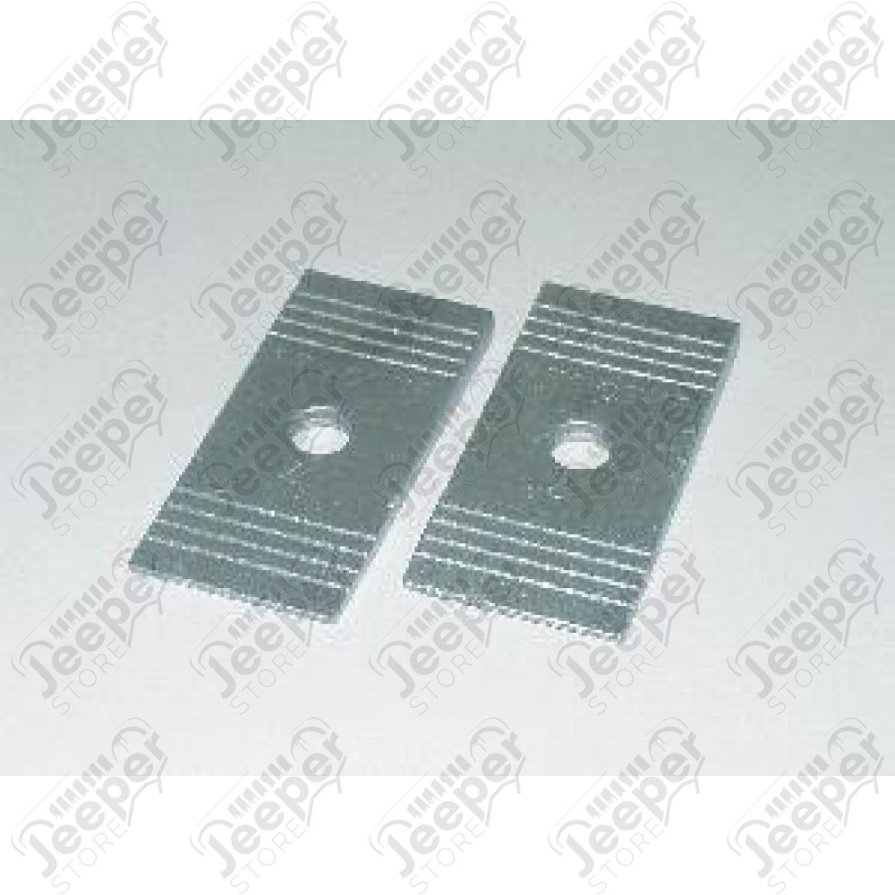 Kit de 2 cales d'inclinaison pour essieux 6° en aluminium pour Jeep CJ, YJ, MJ, XJ 