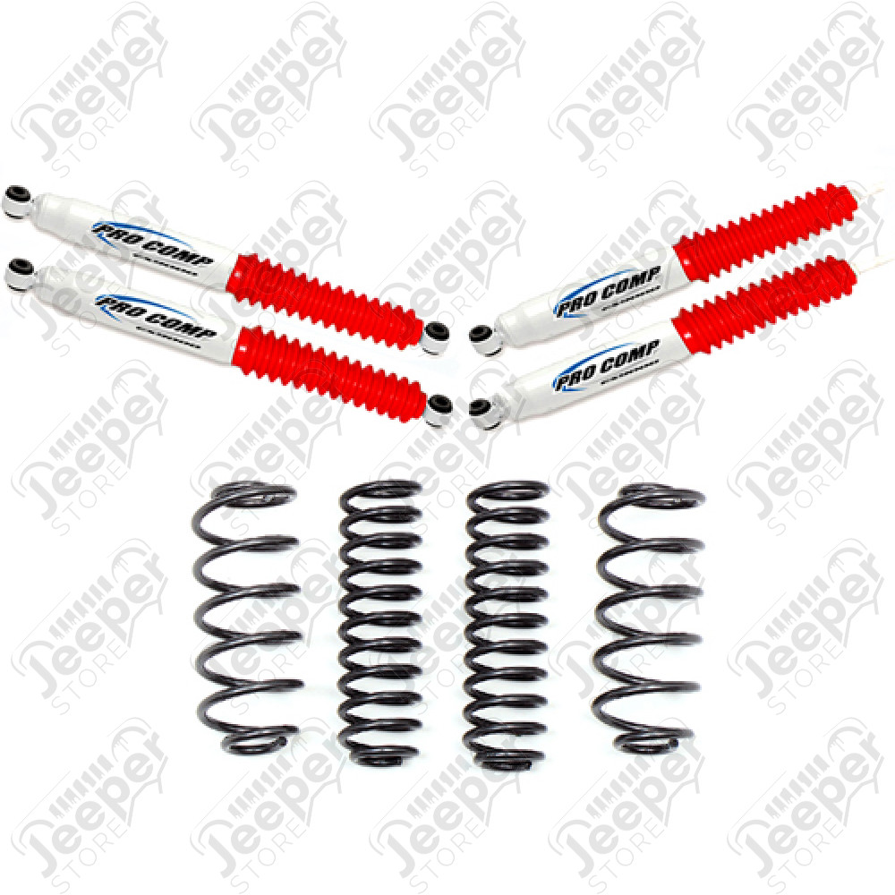 Kit réhausse 2" (+5cm) Pro Comp Jeep Wrangler TJ 