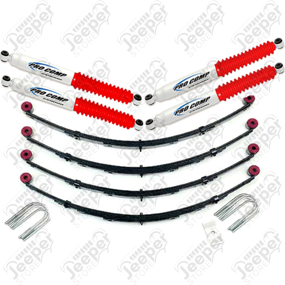 Kit réhausse +2.5" (+6.35cm) - Jeep CJ7