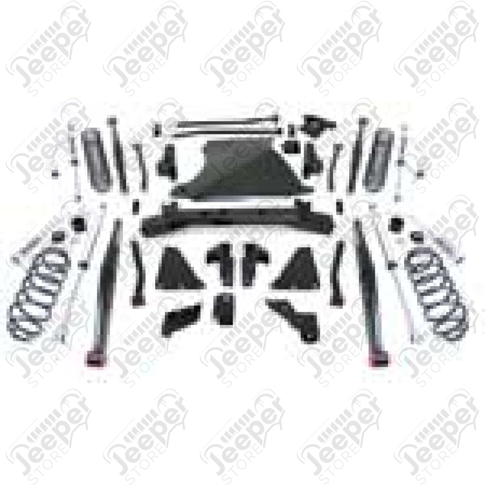 Kit réhausse Long Arm 6" , PRO COMP, avec amortisseurs à réservoir, Wrangler JK