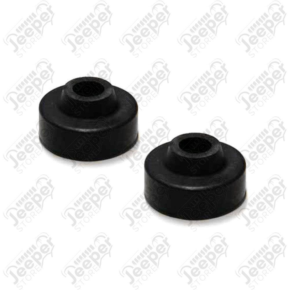 Kit de 2 silentblocs en polyuréthane pour axe de traverse de boite de transfert, Jeep Wrangler YJ