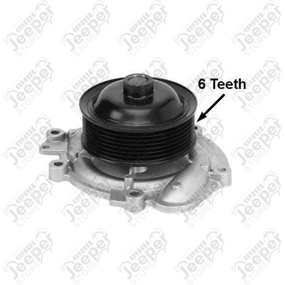 Pompe à eau et joint moteur 3.0L CRD (courroie plate) - Jeep Grand Cherokee WH / WK - A6422001701 / 55175580AA / JPQ-916 / MWP-4916