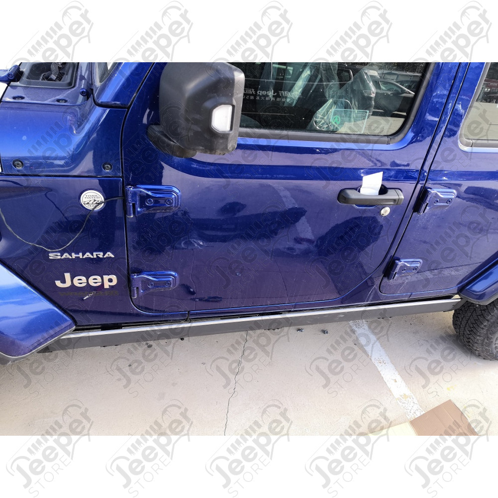 Kit marches pieds électrique avec plateaux pour Jeep Wrangler JL , 2 portes (la paire) 