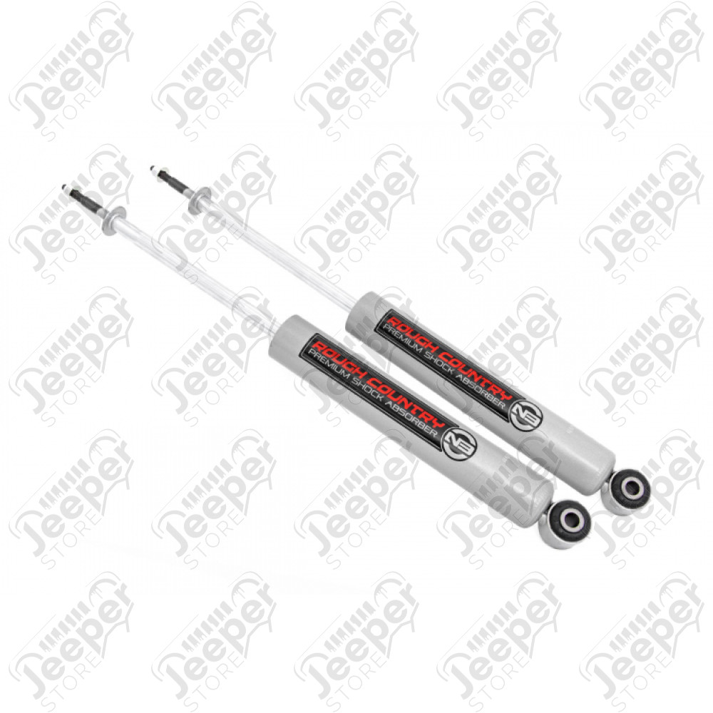 Kit de 2 amortisseurs avant renforcés à gaz Rough Country Premium N3 (hauteur +2") pour Jeep Wrangler YJ