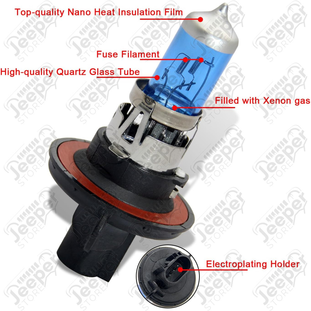 Ampoule H13 - 100W/90W - 5000K - 12 volts