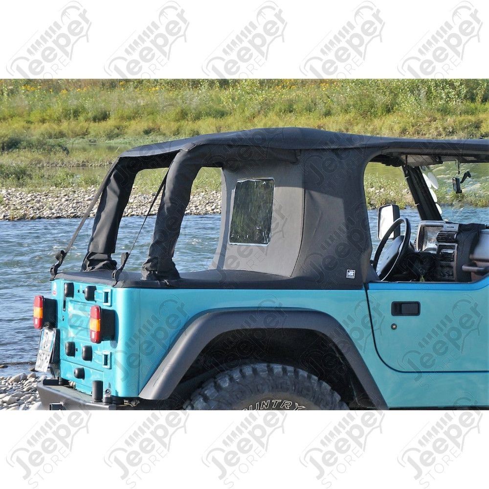 Bâche Suntop Cargo Top U2, couleur: noir (Black Diamond) pour Jeep Wrangler TJ