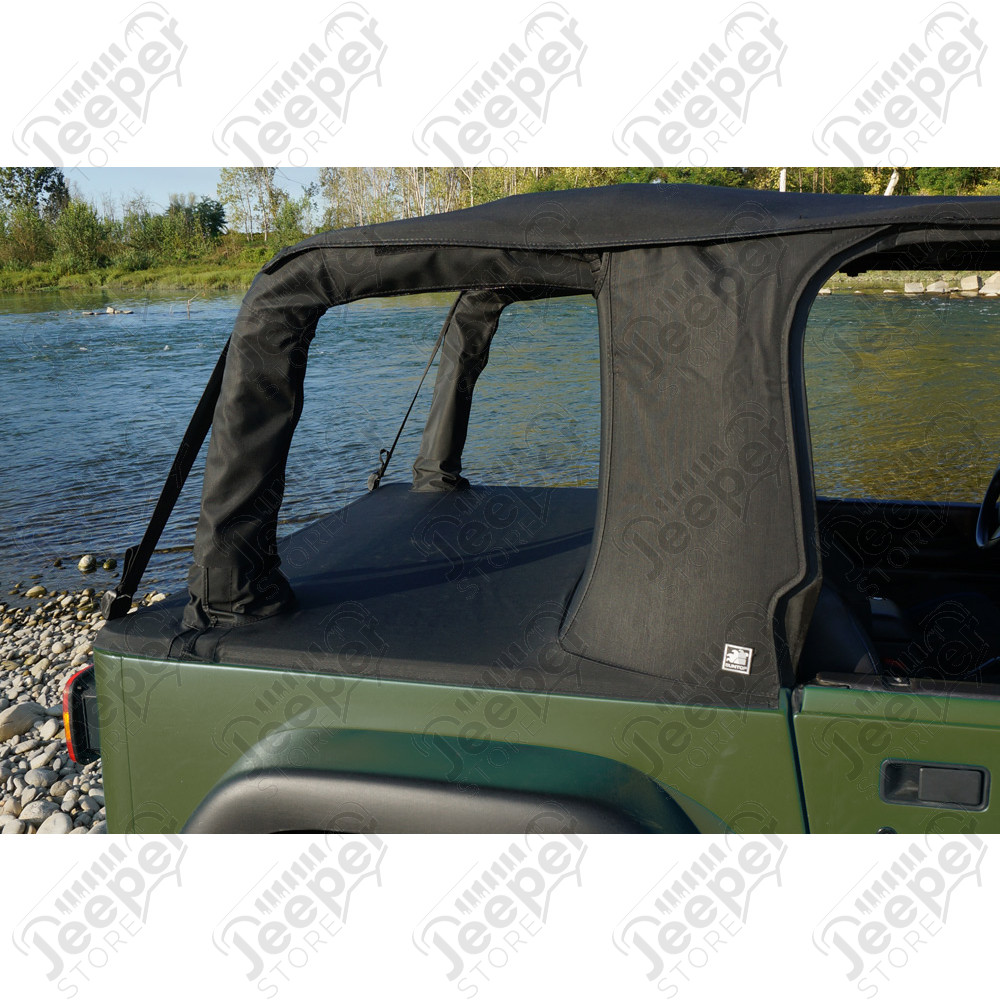 Bâche Suntop Cargo Top U2, couleur: noir (Black Diamond) pour Jeep Wrangler TJ