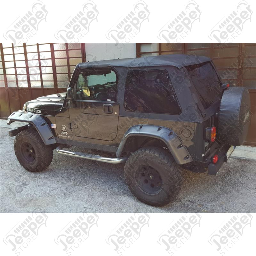 Bâche Suntop Fastback Top U2 - Couleur: noir (Black Diamond) - Jeep Wrangler TJ