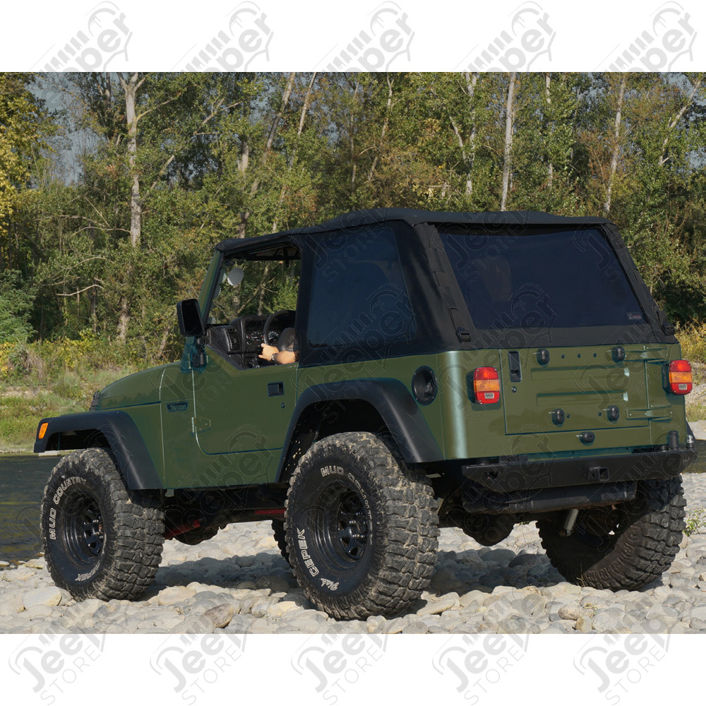 Bâche Suntop Fastback Top U2 - Couleur: noir (Black Diamond) - Jeep Wrangler TJ