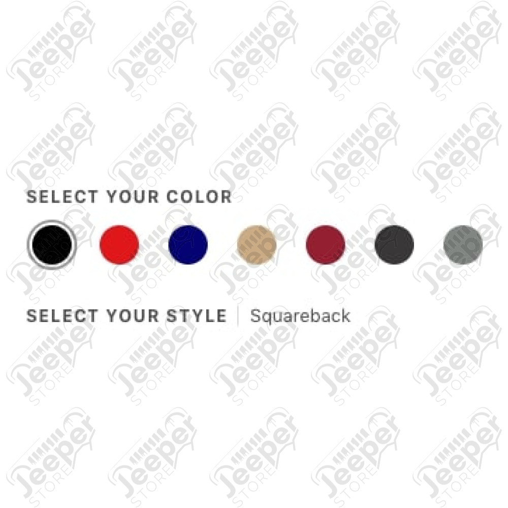 Bâche électrique Fastback by MyTop - Couleur : Gun Metal (Gris Anthracite) - Jeep Wrangler JL Unlimited (4 portes)