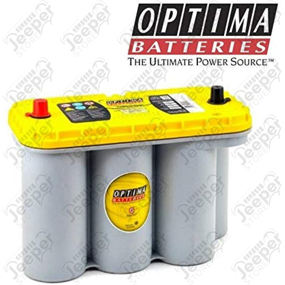 Batterie Optima Jaune 12V (CCA: 975A / C20: 75AH / C5: 65AH) moteur 2.8L CRD - Jeep Wrangler JK - YTS5.5L / TOP975A