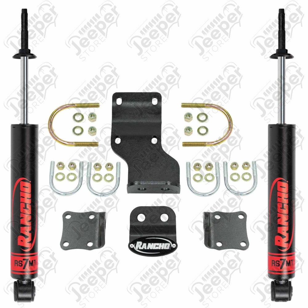 Kit double amortisseurs de direction renforcé Rancho RS7MT pour Jeep Wrangler JL et Gladiator JT - RS98107