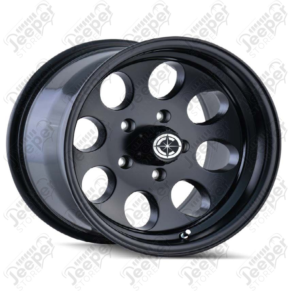 Jante aluminium OC Wheels 171 Noir Mat 10x15 / 5x114.3 / ET: -38 / CB: 78.3 - 171510545-38 - Jante alu 15 pouces