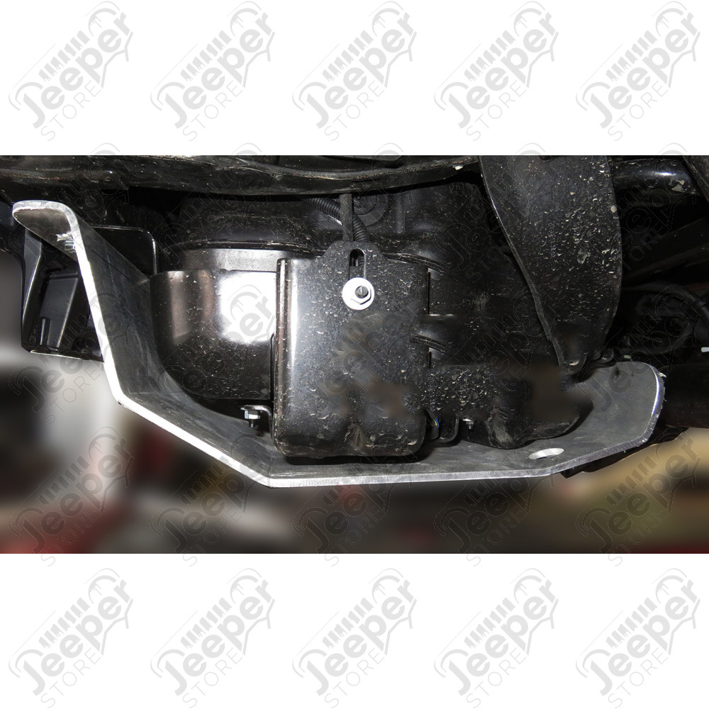 Ski de protection silencieux d'échappement arrière pour 2.2L turbo diesel (blindage) Jeep Wrangler JL Unlimited (avec réservoir AD Blue) (Default)