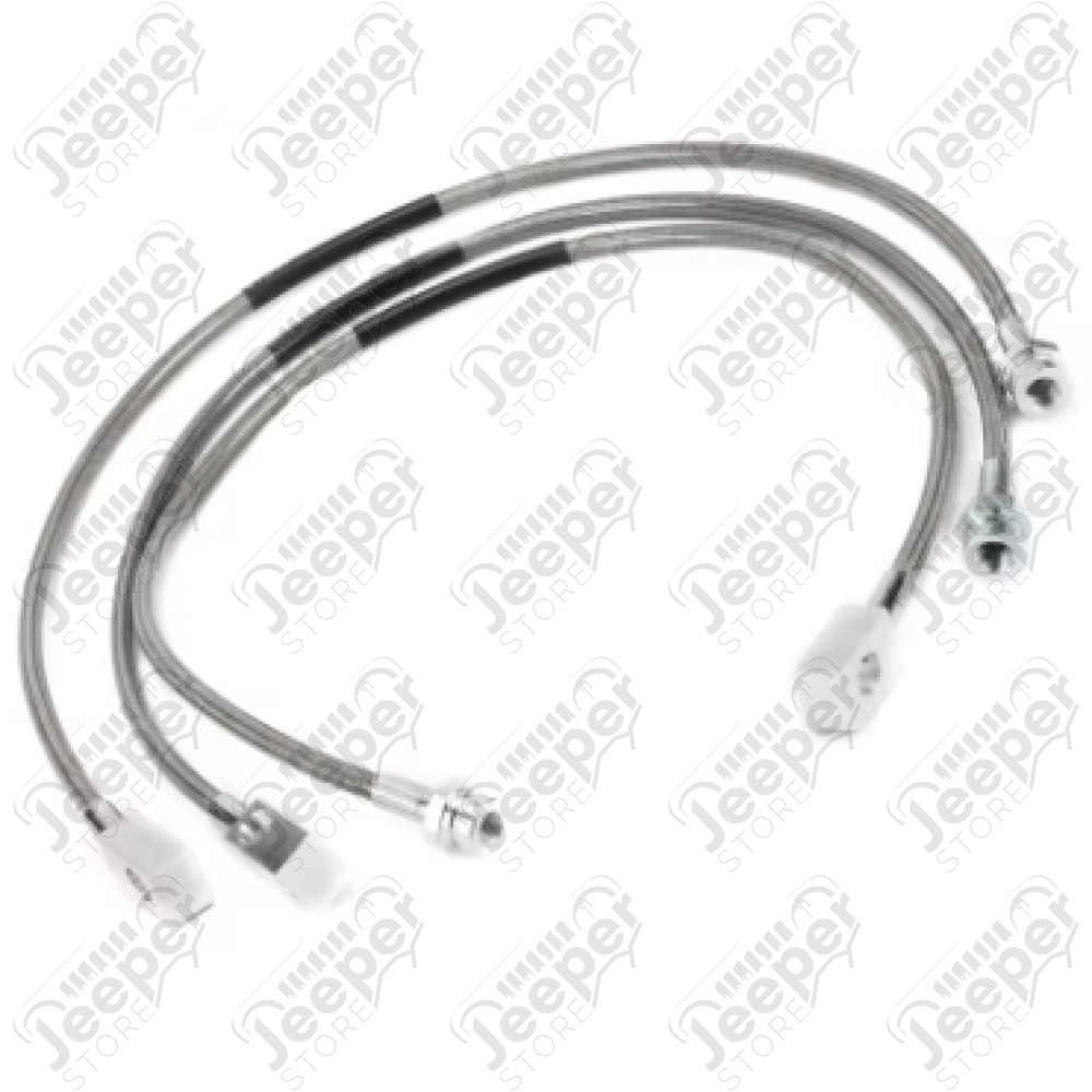 Lot de 3 Durites de frein Aviation 60 cm - Jeep Wrangler YJ, TJ, Cherokee XJ et Grand Cherokee ZJ, ZG