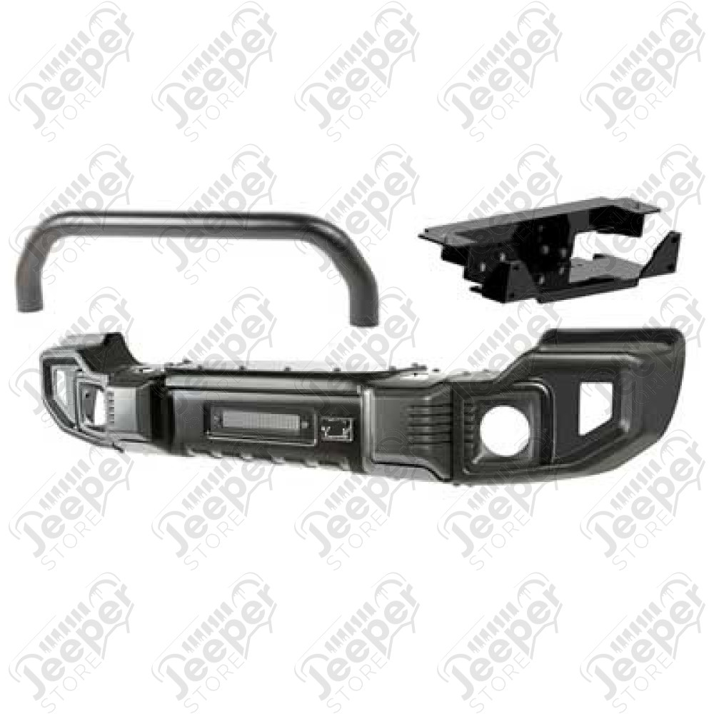 Pare chocs avant acier avec ou sans porte treuil type Spartacus pour Jeep Wrangler JK