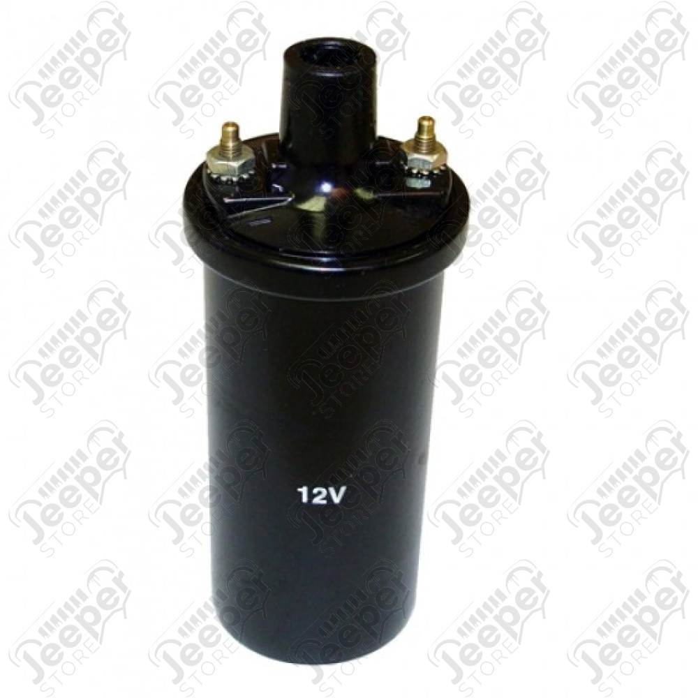 Bobine d'allumage 12V + support Jeep Willys MB, CJ2A, CJ3A, CJ3B, CJ5, M38, M38A1 