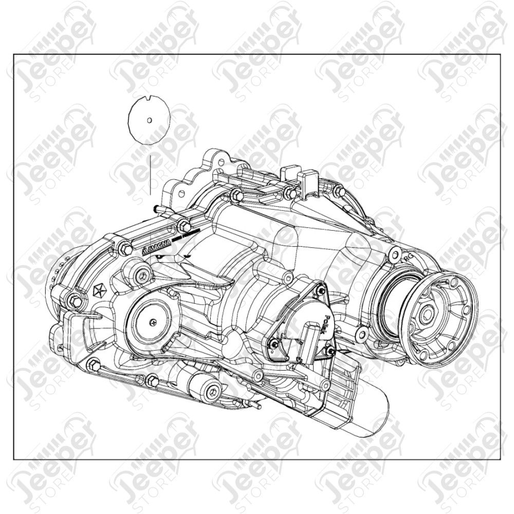 Boite de transfert complète MP3023 - Jeep Grand Cherokee WK2 / WL - 52853664AG / R2853664AG / R8454628AA / R8454628AB / 68370968AB / RL853664AG / 52853664 / 68370968