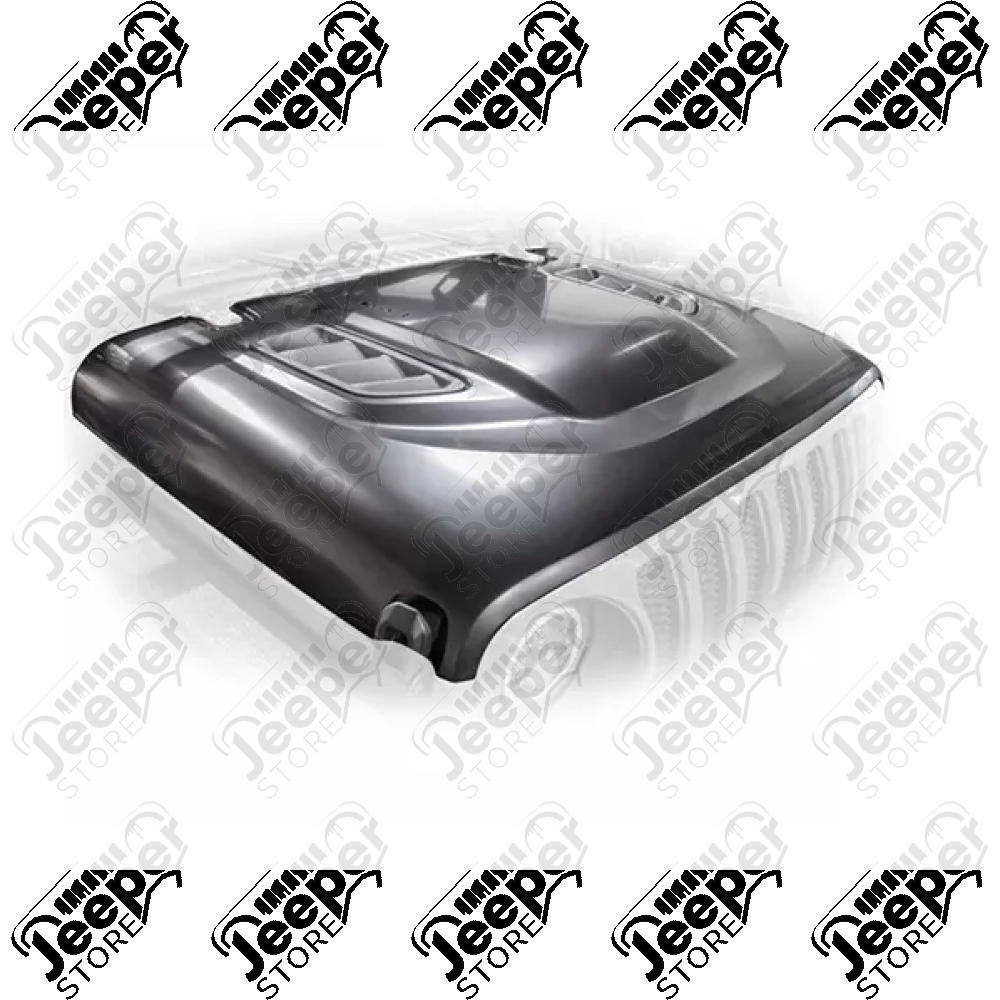 Capot moteur type Rubicon à peindre pour Jeep Wrangler JL