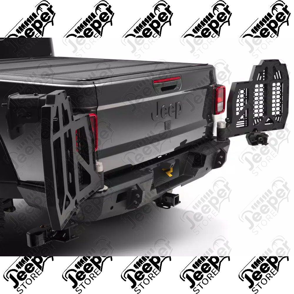 Porte gauche pour pare chocs arrière "Wingmate" Rugged Ridge by RealTruck pour Jeep Gladiator JT - 11540.41 / 11540-41 / 1154041