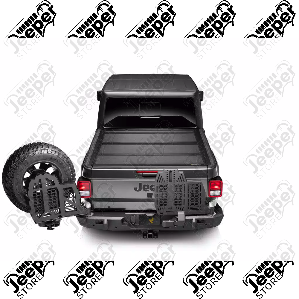 Porte gauche pour pare chocs arrière "Wingmate" Rugged Ridge by RealTruck pour Jeep Gladiator JT - 11540.41 / 11540-41 / 1154041