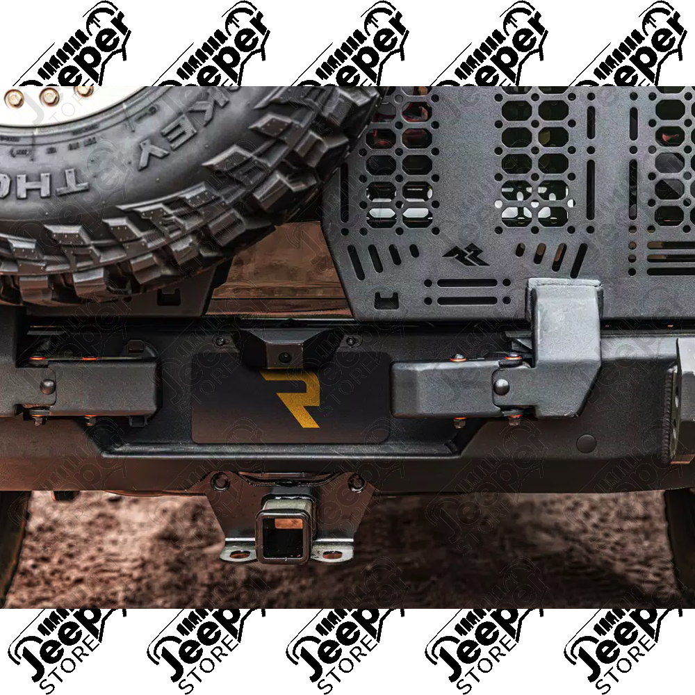Porte gauche pour pare chocs arrière "Wingmate" Rugged Ridge by RealTruck pour Jeep Gladiator JT - 11540.41 / 11540-41 / 1154041