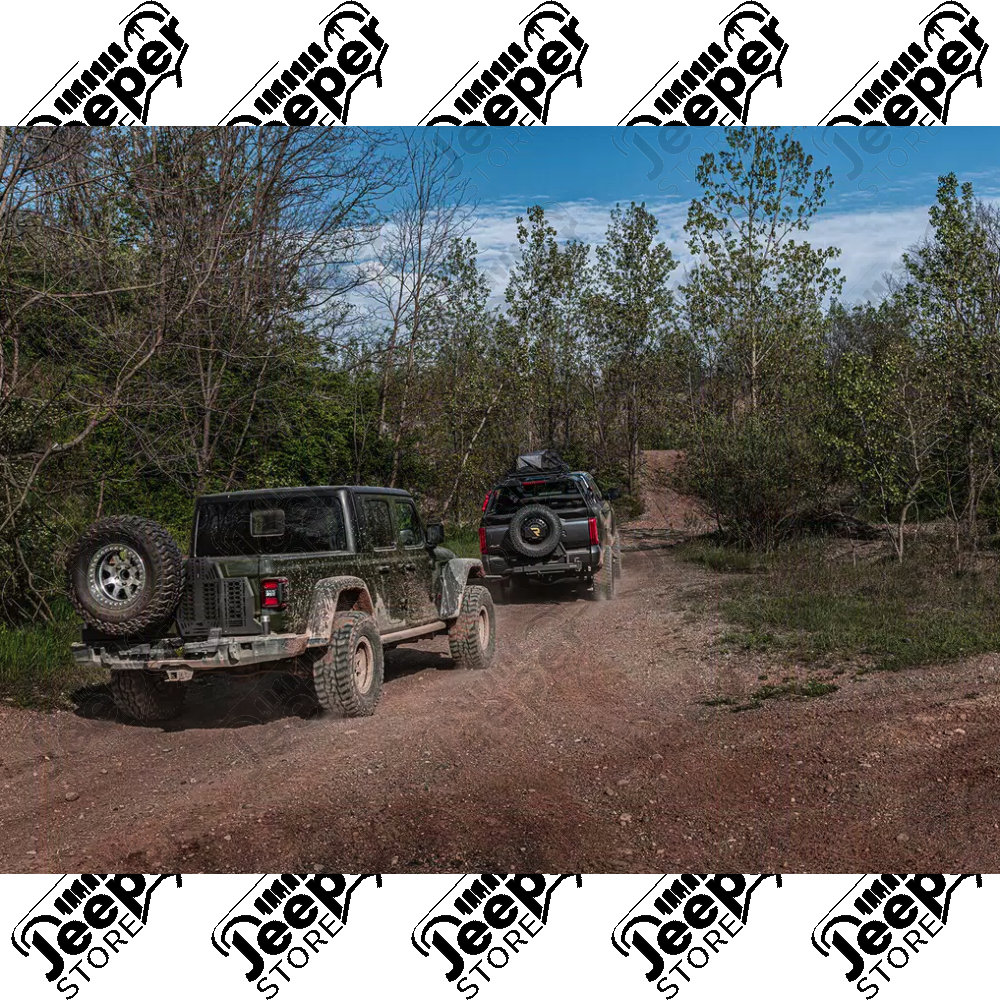 Porte gauche pour pare chocs arrière "Wingmate" Rugged Ridge by RealTruck pour Jeep Gladiator JT - 11540.41 / 11540-41 / 1154041