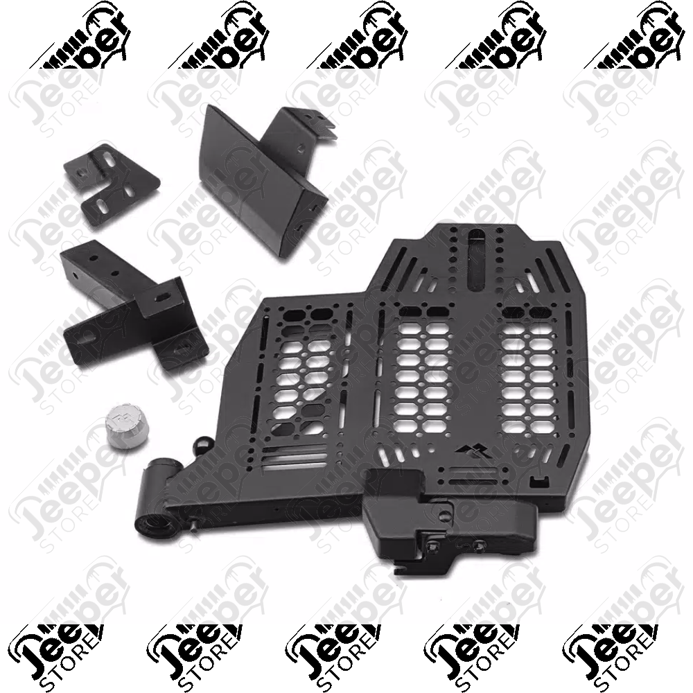 Porte gauche pour pare chocs arrière "Wingmate" Rugged Ridge by RealTruck pour Jeep Gladiator JT - 11540.41 / 11540-41 / 1154041