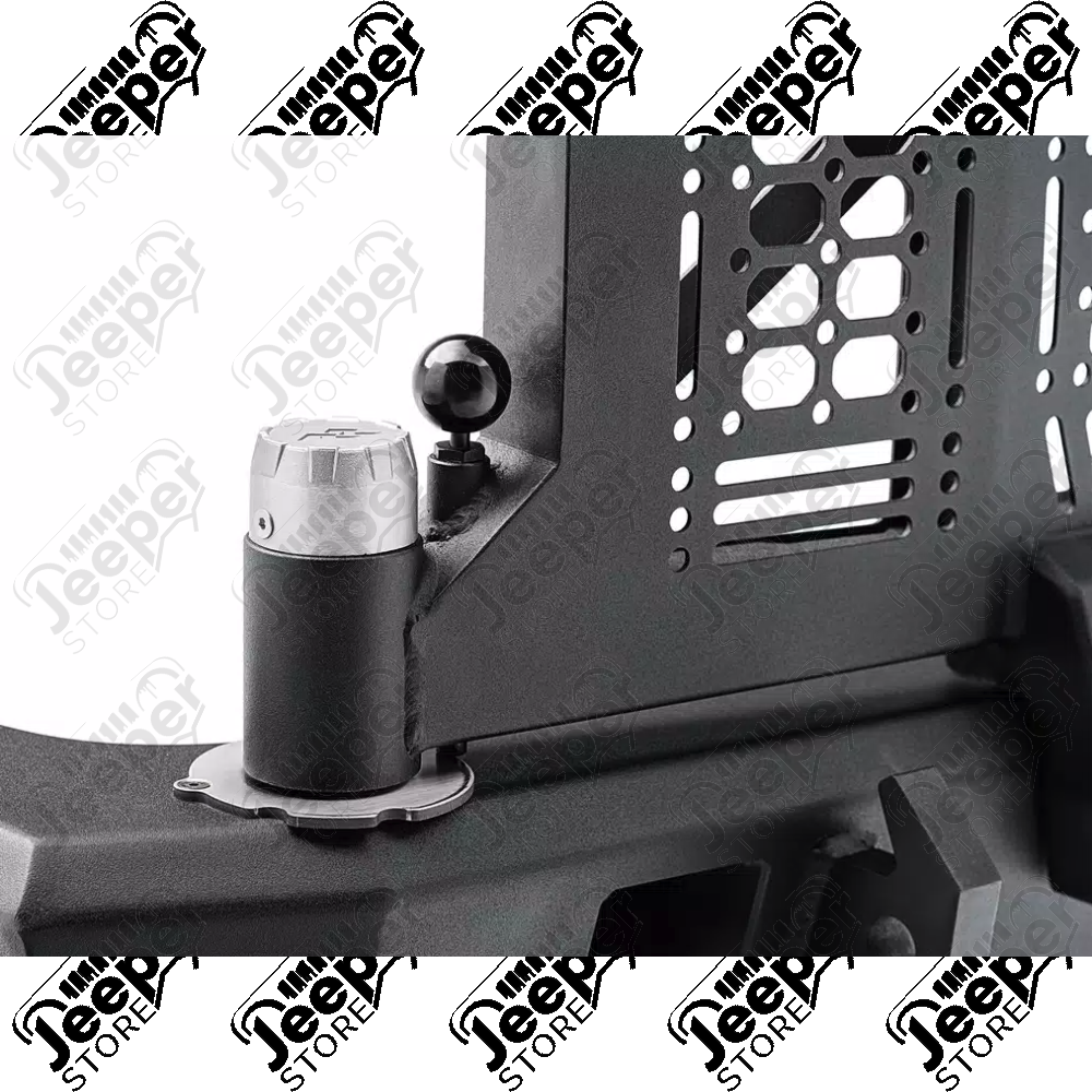 Porte gauche pour pare chocs arrière "Wingmate" Rugged Ridge by RealTruck pour Jeep Gladiator JT - 11540.41 / 11540-41 / 1154041