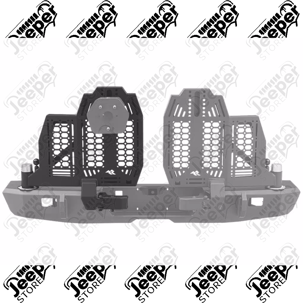 Porte gauche pour pare chocs arrière "Wingmate" Rugged Ridge by RealTruck pour Jeep Gladiator JT - 11540.41 / 11540-41 / 1154041