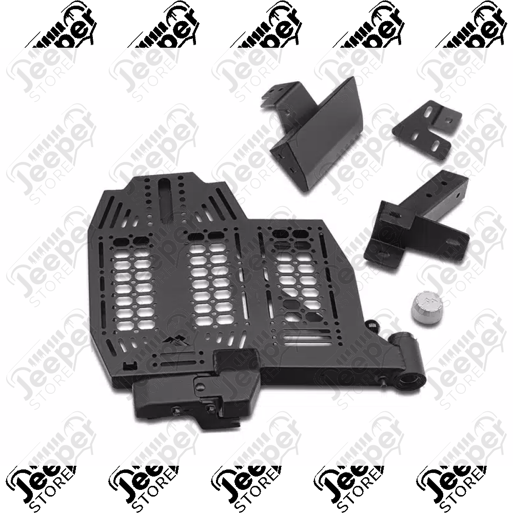 Porte droite pour pare chocs arrière "Wingmate" Rugged Ridge by RealTruck pour Jeep Gladiator JT - 11540.44 / 11540-44 / 1154044