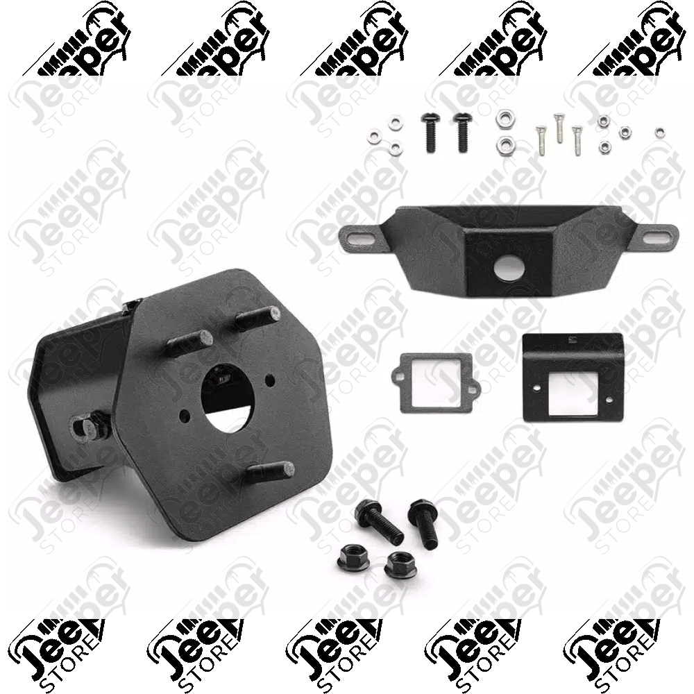 Support de roue pour orte gauche sur pare chocs arrière "Wingmate" Rugged Ridge by RealTruck pour Jeep Gladiator JT - 11540.46 / 11540-46 / 1154046