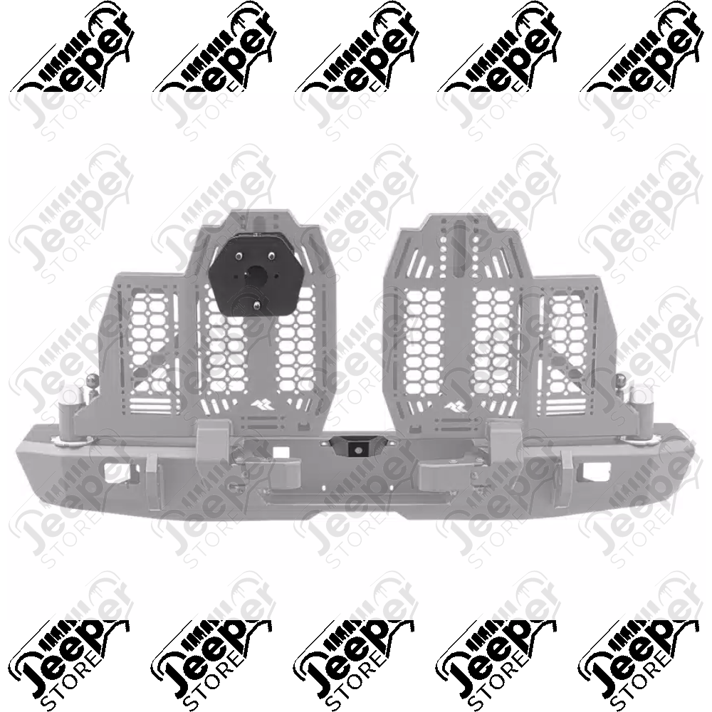 Support de roue pour orte gauche sur pare chocs arrière "Wingmate" Rugged Ridge by RealTruck pour Jeep Gladiator JT - 11540.46 / 11540-46 / 1154046