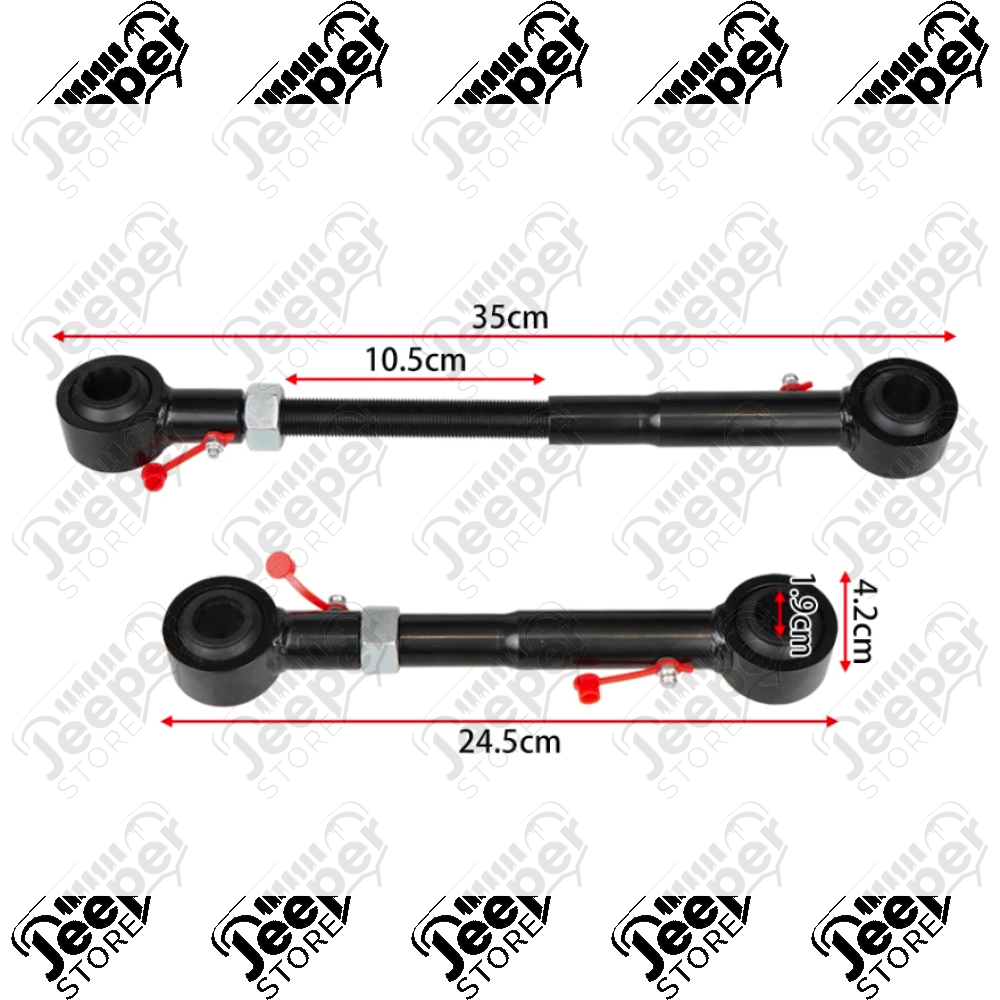 Kit de biellettes avant renforcées et déconnectable pour Jeep Grand Cherokee ZJ, ZG (pour réhausse de 2.5" à 6")